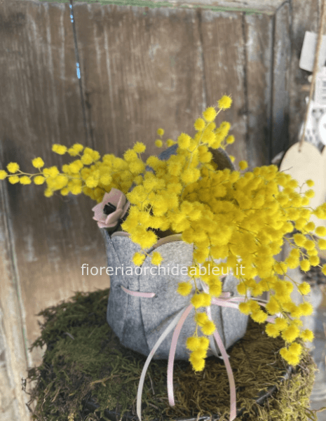 Cestino Feltro MIMOSA